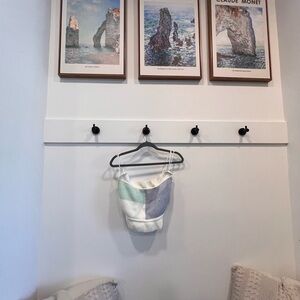 Crochet tank blue and green perfect for beach